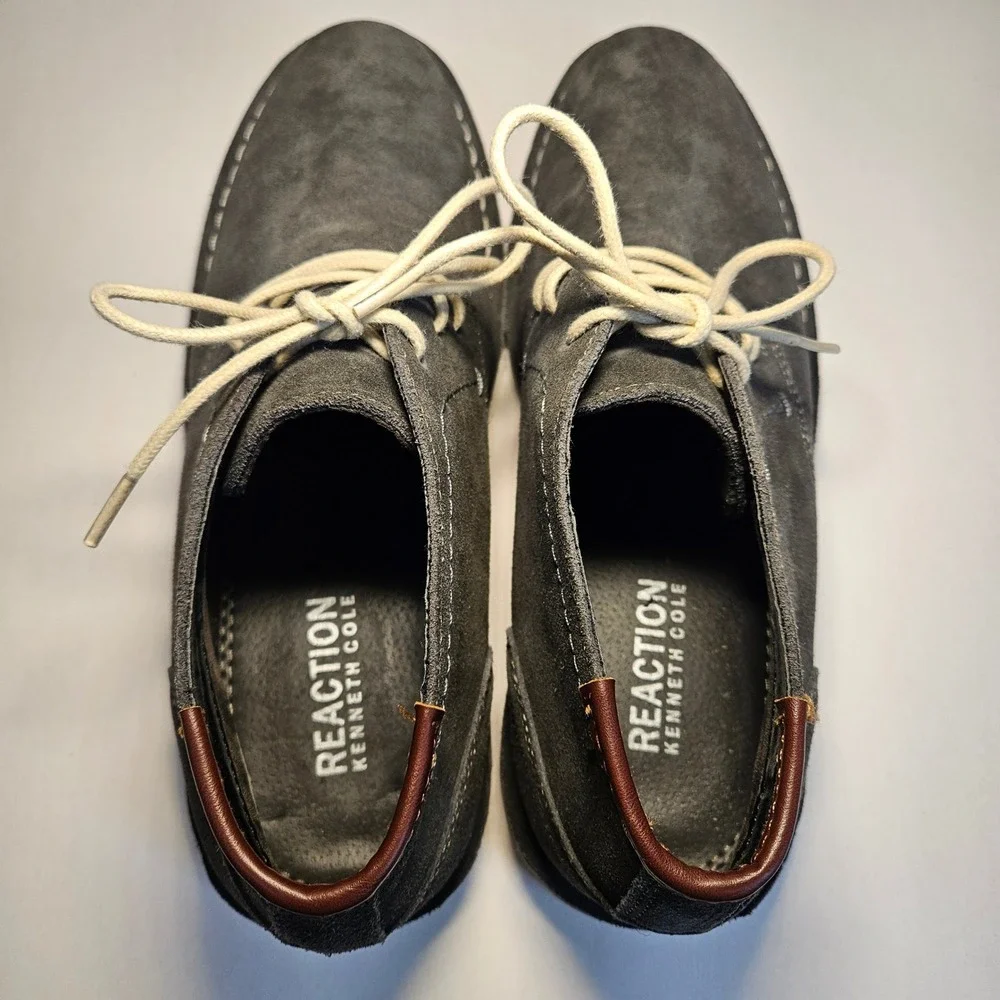 Kenneth Cole Reaction Desert Wind Mens 10.5 Gray‎ Suede Chukka Boots